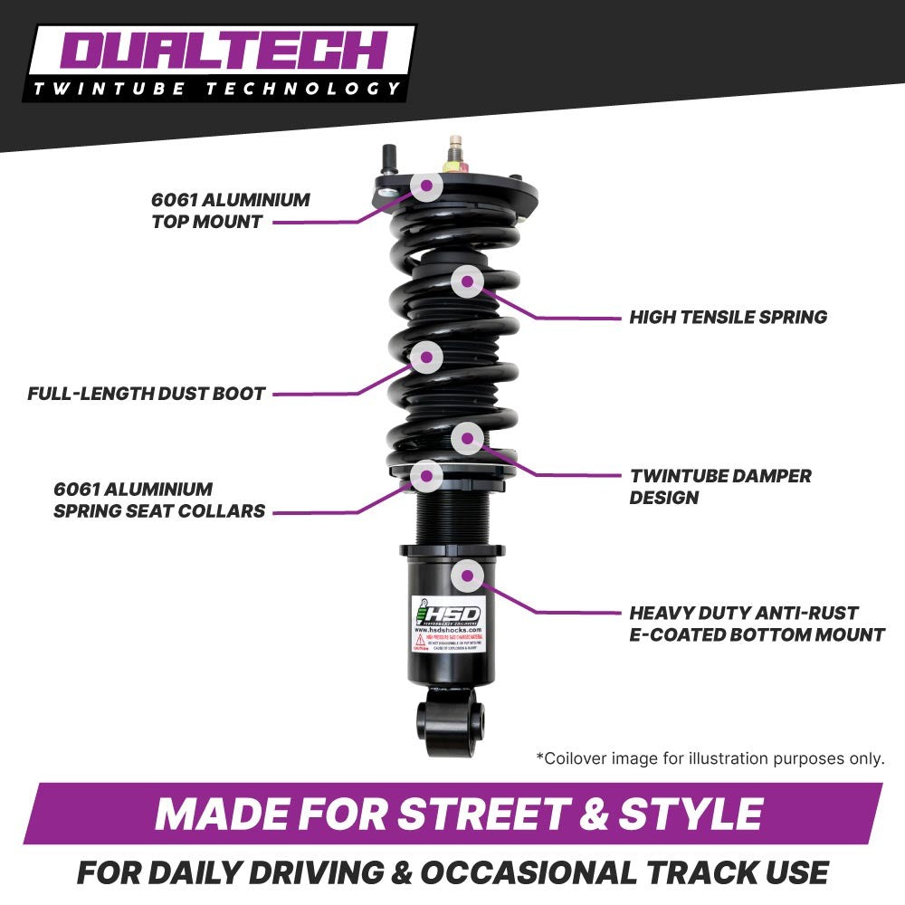 HSD Dualtech Coilovers BMW 3 Series E92 Coupe 06-13