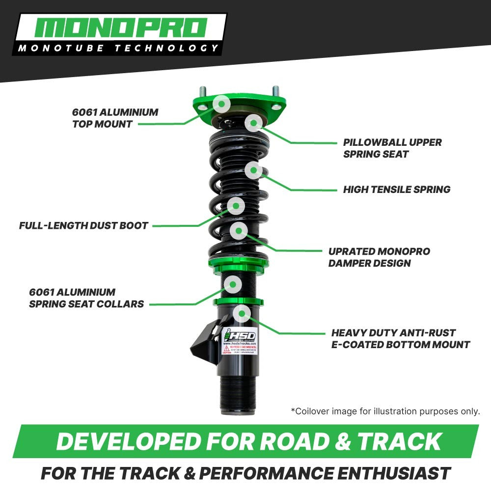 HSD MonoPro Track Pack Coilovers Nissan S15 Silvia 99-02